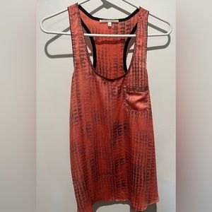 Collective Concepts Women’s sleeveless blouse in coral (Size M)